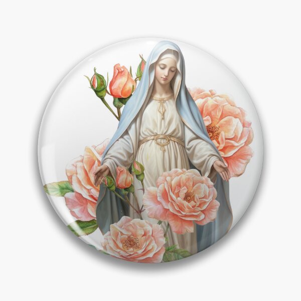 Item preview, Our Lady, Mary with roses designed and sold by SouthPrints.