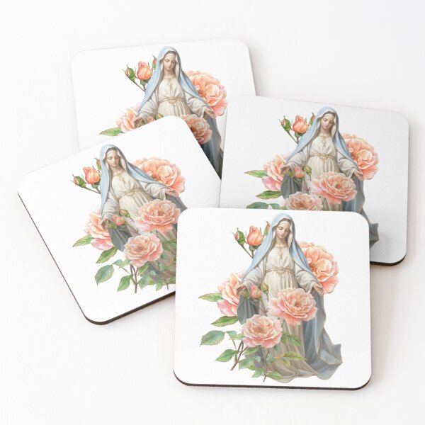 Item preview, Our Lady, Mary with roses designed and sold by SouthPrints.