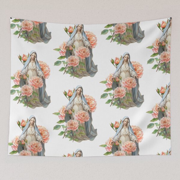 Item preview, Our Lady, Mary with roses designed and sold by SouthPrints.