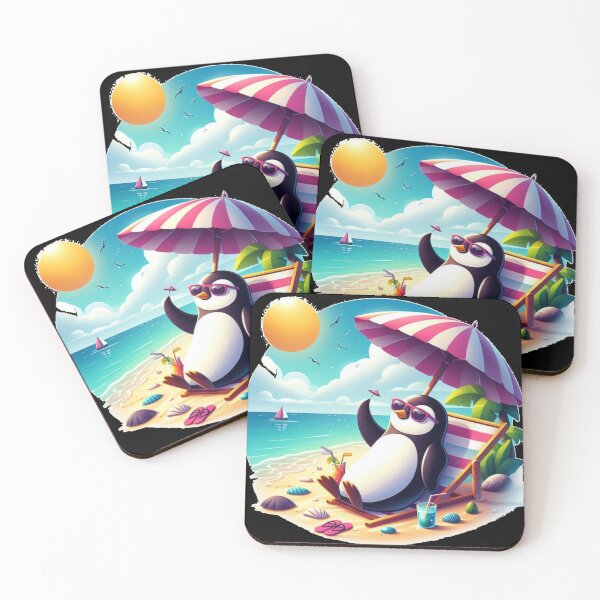 Item preview, Penguin on the beach designed and sold by JALNERVION SHOP.