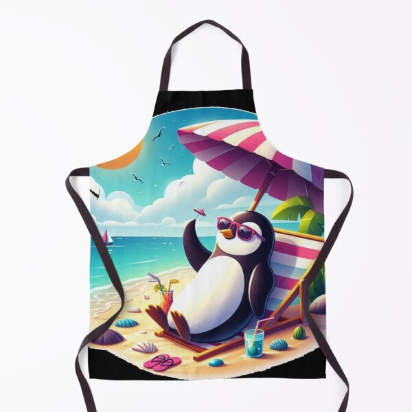 Item preview, Penguin on the beach designed and sold by JALNERVION SHOP.