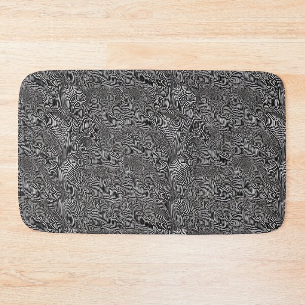 Item preview, Flowing Lines - Black and White Pattern designed and sold by Fab-Haven.