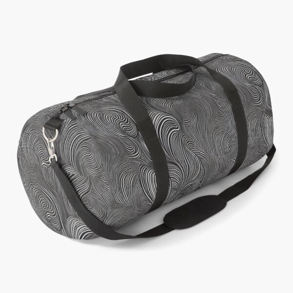Item preview, Flowing Lines - Black and White Pattern designed and sold by Fab-Haven.