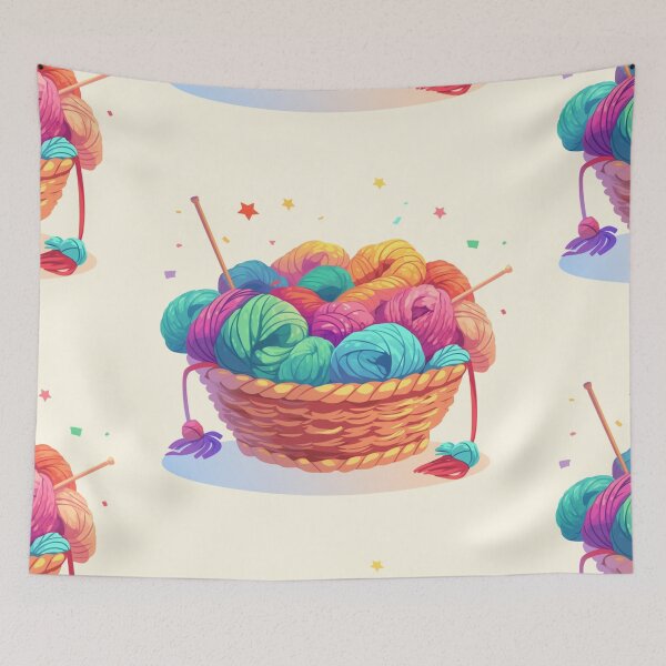 Item preview, Knitting basket  designed and sold by MendaciousMina.