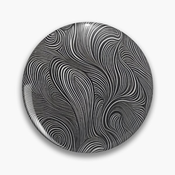 Item preview, Flowing Lines - Black and White Pattern designed and sold by Fab-Haven.