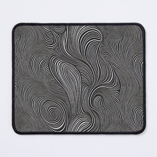 Item preview, Flowing Lines - Black and White Pattern designed and sold by Fab-Haven.