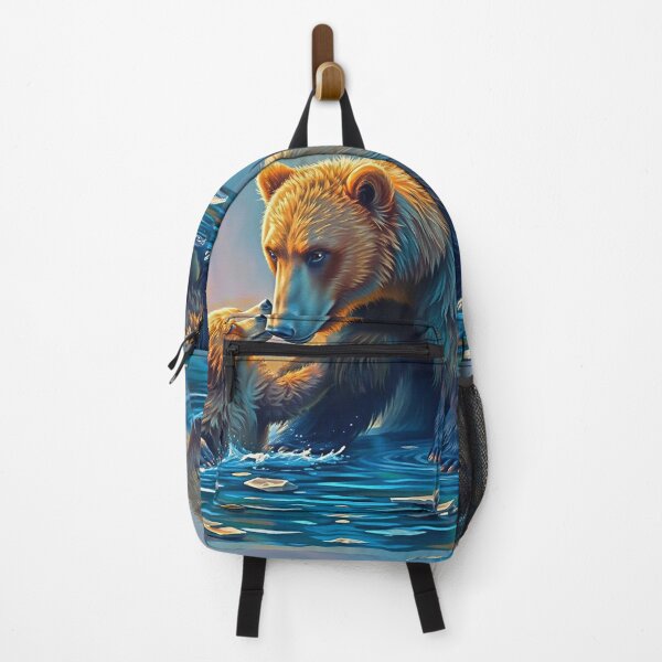Item preview, Mother Grizzly Bear and Cubs designed and sold by Skye Ryan-Evans.