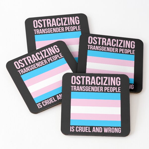 Item preview, Ostracizing transgender people is cruel and wrong  designed and sold by Rachel the Artist .