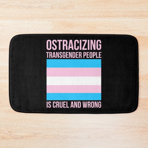 Item preview, Ostracizing transgender people is cruel and wrong  designed and sold by Rachel the Artist .