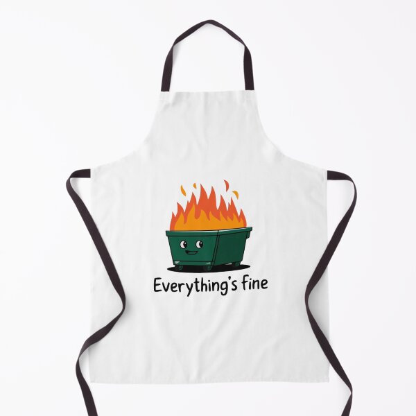 Item preview, Funny Dumpster Fire Everything's Is Fine designed and sold by Mateusz Majcherek.