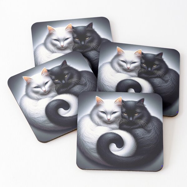 Item preview, Yin and Yang Kitty designed and sold by Alma Lee.