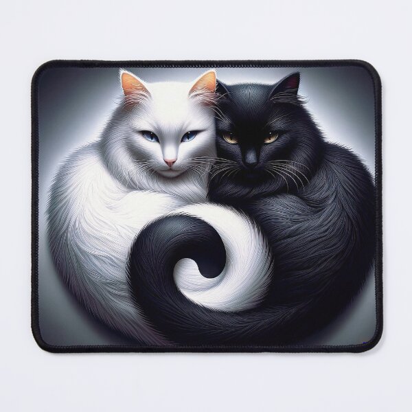 Item preview, Yin and Yang Kitty designed and sold by Alma Lee.
