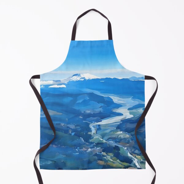 Item preview, Mount Saint Helens River Valley (Impressionist) designed and sold by flyscenicair.