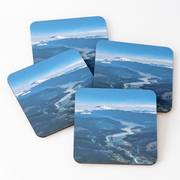 Item preview, Mount Saint Helens River Valley (Oil Painting) designed and sold by flyscenicair.
