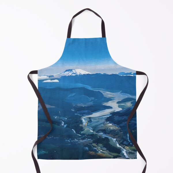 Item preview, Mount Saint Helens River Valley (Oil Painting) designed and sold by flyscenicair.
