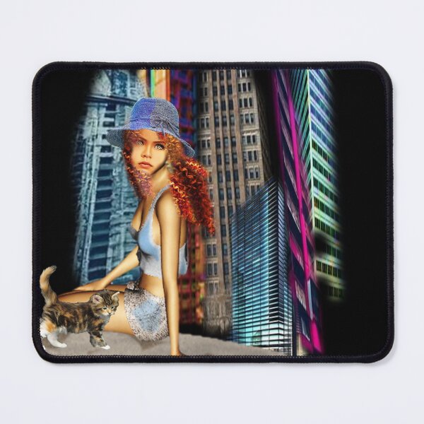 Item preview, City Girl and Kitten designed and sold by Patricia Brown.