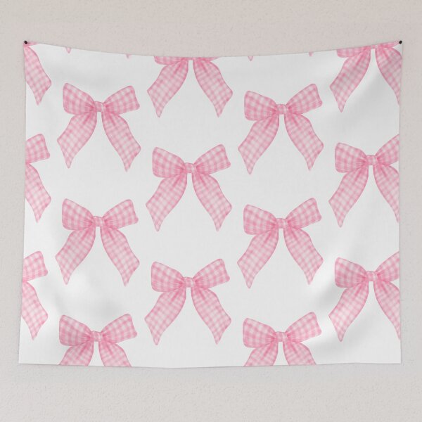 Item preview, Gingham Pink Coquette Bow  designed and sold by EmeryJH.