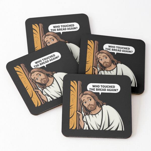 Item preview, Who touched the bread again? peeking jesus designed and sold by Mateusz Majcherek.