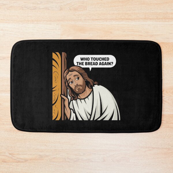 Item preview, Who touched the bread again? peeking jesus designed and sold by Mateusz Majcherek.