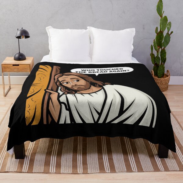 Item preview, Who touched the bread again? peeking jesus designed and sold by Mateusz Majcherek.