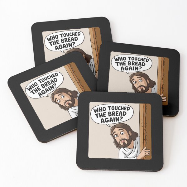 Item preview, Who touched the bread again? peeking jesus designed and sold by Mateusz Majcherek.