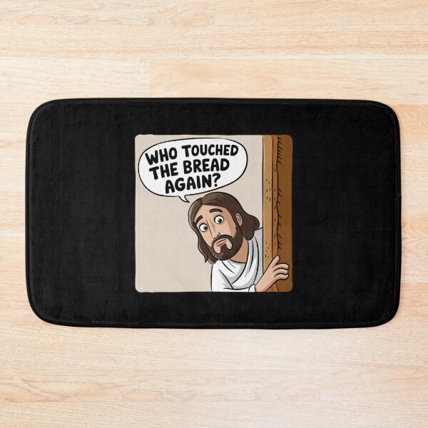 Item preview, Who touched the bread again? peeking jesus designed and sold by Mateusz Majcherek.