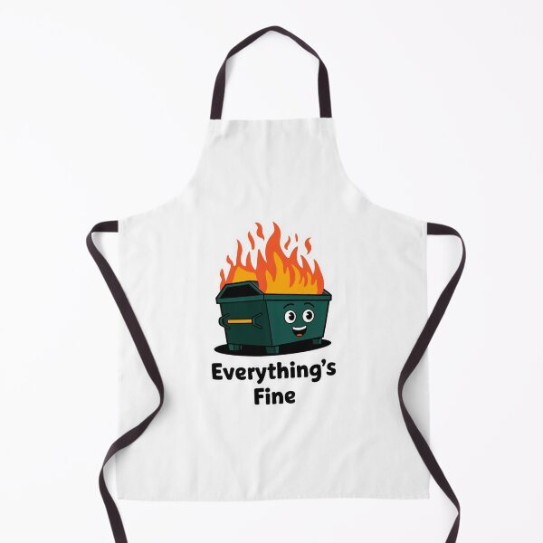 Item preview, Funny Dumpster Fire Everything's Is Fine designed and sold by Mateusz Majcherek.