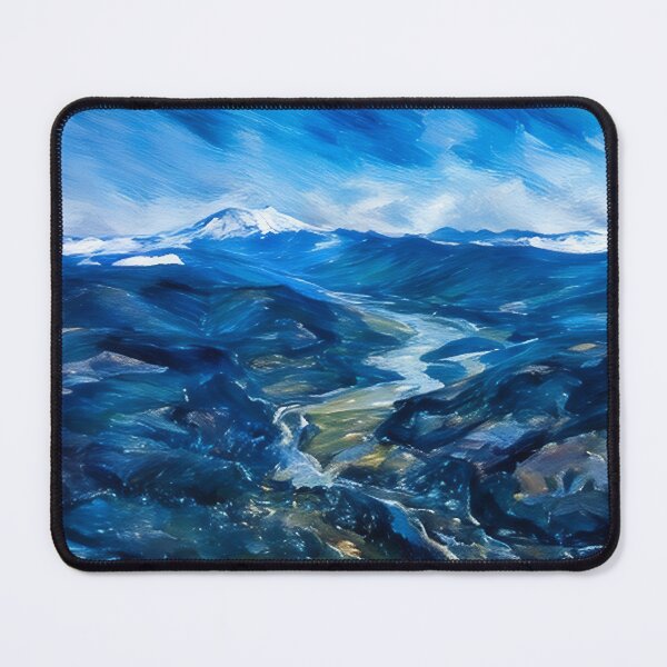 Item preview, Mount Saint Helens River Valley (Pastel) designed and sold by flyscenicair.