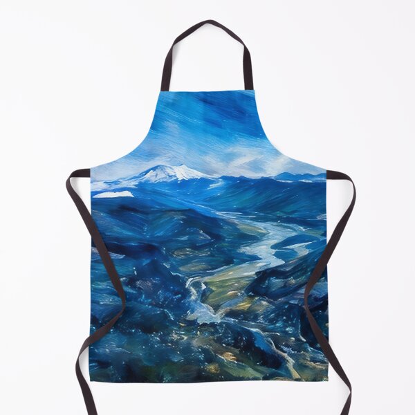 Item preview, Mount Saint Helens River Valley (Pastel) designed and sold by flyscenicair.