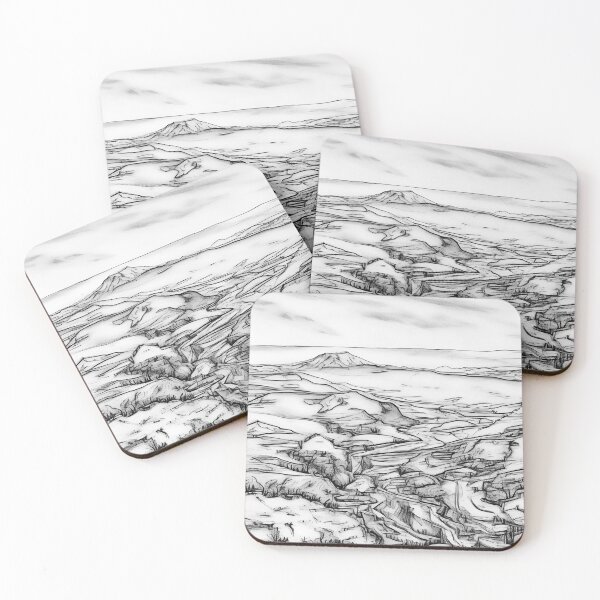 Item preview, Mount Saint Helens River Valley (Sketch) designed and sold by flyscenicair.