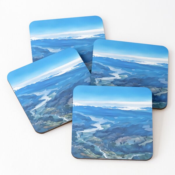 Item preview, Mount Saint Helens River Valley (Watercolor) designed and sold by flyscenicair.