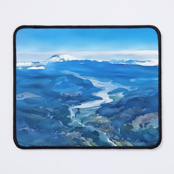 Item preview, Mount Saint Helens River Valley (Watercolor) designed and sold by flyscenicair.