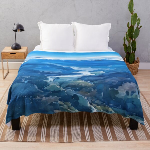 Item preview, Mount Saint Helens River Valley (Watercolor) designed and sold by flyscenicair.