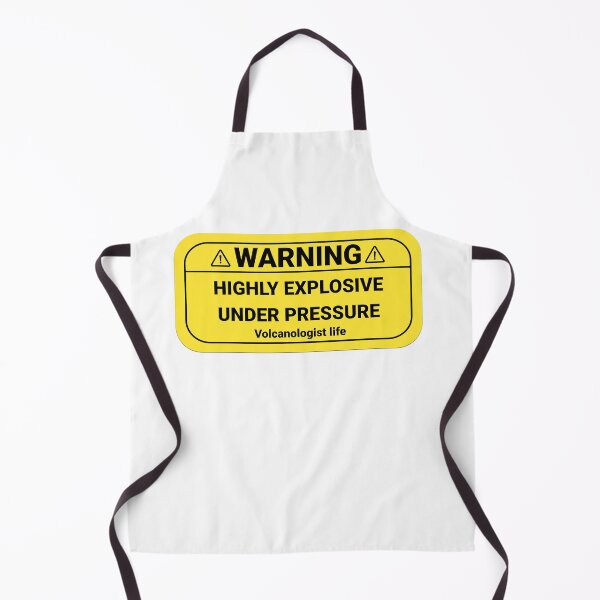 Item preview, Warning Highly Explosive Under Pressure Funny Volcanology Gift Idea | Geology designed and sold by HosvPrint .s.