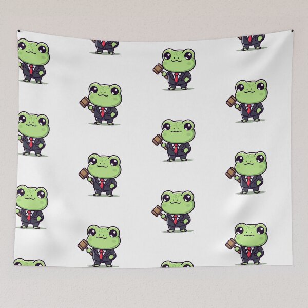 Item preview, A Cute Auctioneer Frog designed and sold by DWorriBHappi.