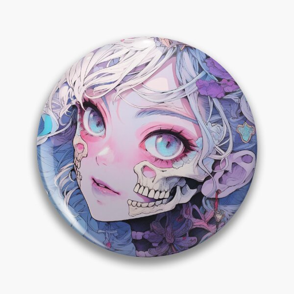 Item preview, Skeleton girl anime designed and sold by iWallGlow.