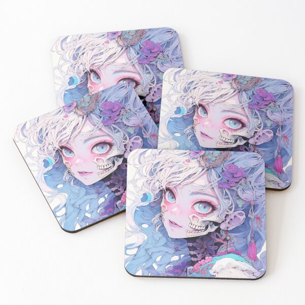 Item preview, Skeleton girl anime designed and sold by iWallGlow.