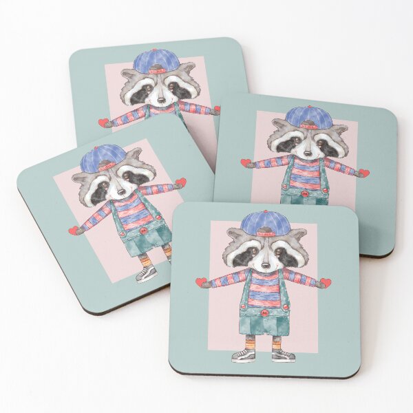 Item preview, Big hug from raccoon with love designed and sold by Franco Moody.