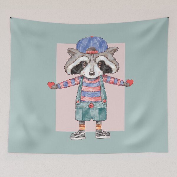 Item preview, Big hug from raccoon with love designed and sold by Franco Moody.