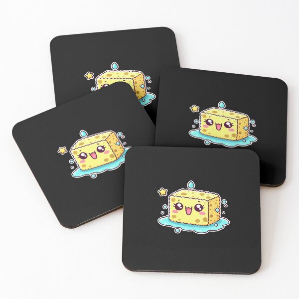 Item preview, Cute kawaii sponge designed and sold by Mateusz Majcherek.