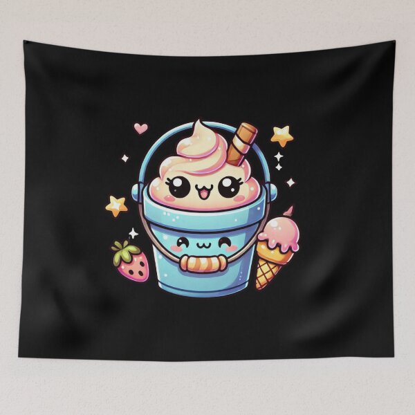 Item preview, Cute kawaii bucket designed and sold by Mateusz Majcherek.