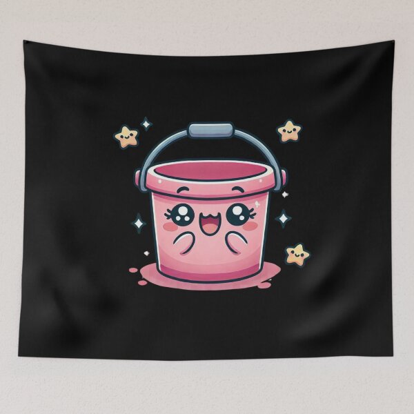 Item preview, Cute kawaii bucket designed and sold by Mateusz Majcherek.