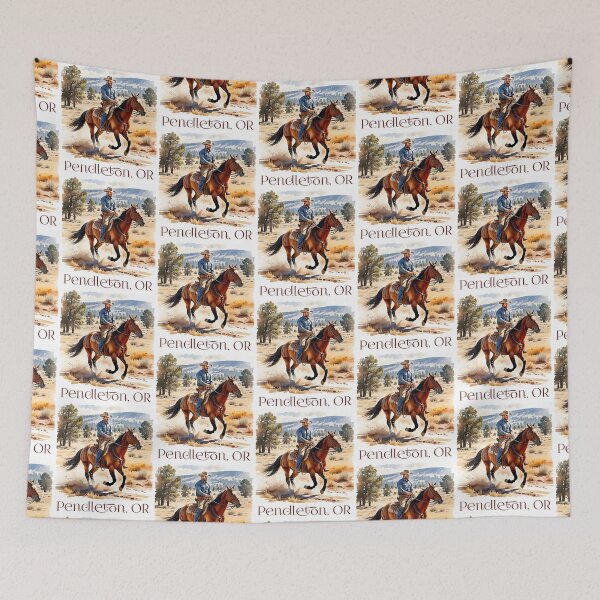 Item preview, Pendleton, OR Scene designed and sold by Catherine Harrison.