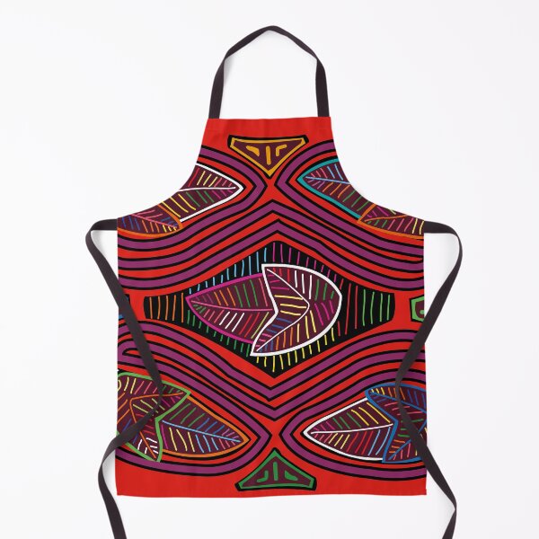 Item preview, Beautiful indigenous mola with colorful leaves designed and sold by Melquidedec.