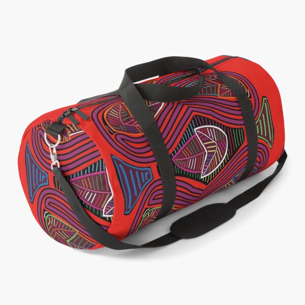 Item preview, Beautiful indigenous mola with colorful leaves designed and sold by Melquidedec.