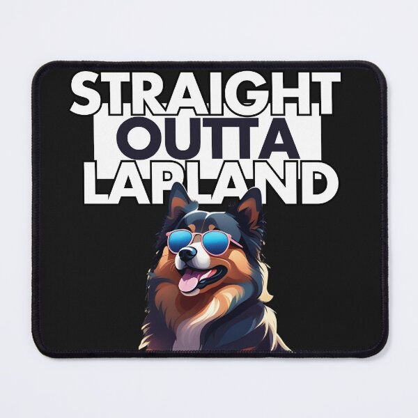 Item preview, Straight Outta Lapland Finnish Lapphund Dog designed and sold by KirstyViolet.