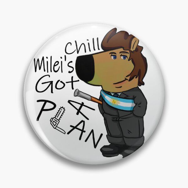Item preview, Javier Milei Chill Guy Vibes - Presidential Sash and Baton QUOTE designed and sold by MechanicalART.