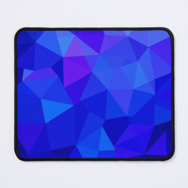 Item preview, Blue polygonal pattern designed and sold by Cartoon Basketball.
