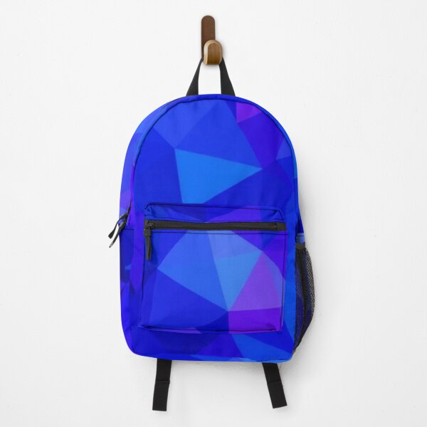 Item preview, Blue polygonal pattern designed and sold by Cartoon Basketball.