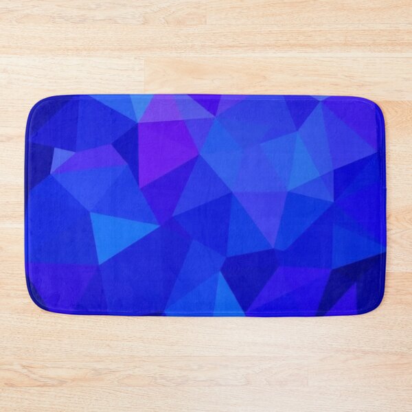 Item preview, Blue polygonal pattern designed and sold by Cartoon Basketball.